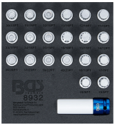 Fälglåshylssats BMW – 21 delar Specialhylsor