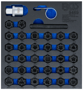 Fälglåshylssats Mercedes-Benz – 35 delar