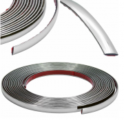 Kromlist 10 mm Självhäftande 5 m Flexibel PVC