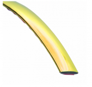 Kromlist Guld 6 mm Självhäftande 5 m Flexibel PVC