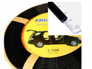 Kantskydd Svart 6 mm Självhäftande 5 m