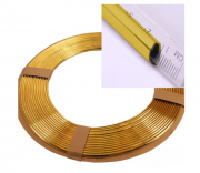 Hel Kromat Kantskydd Guld 6 mm × 5 m