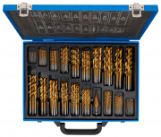 Spiral- och stegborrsats HSS TiN 231 delar 1–22 mm