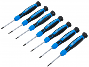 Precisions Skruvmejselsats 7 delar Magnetisk Kromvanadium