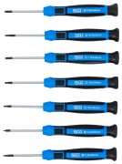 Precisions Skruvmejselsats 7 delar Magnetisk Kromvanadium