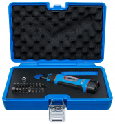 Momentskruvmejsel 1/4 1–8 Nm med bits – kort version