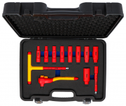 VDE hylsnyckelsats 3/8″ 7–22 mm – 12 delar isolerade Pro Torque®