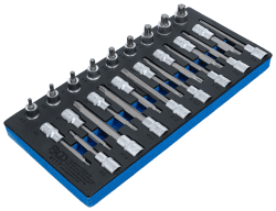 Bits-hylssats, 1/2, RIBE, M5-M14 mm, 25 delar