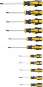 Skruvmejselsats Torx med hål, T6-T40, 11 delar