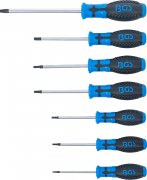 Skruvmejselsats Torx, T10-T40, 7 delar