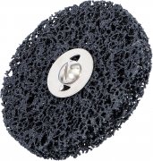 Slipskiva svart 100 mm – rost- & färgborttagning 6 mm skaft