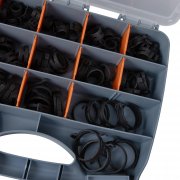 Platsbesparande fjäderbandsklämmor set 13–49 mm – 112 delar, fjäderstål