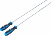Extra långa skruvmejslar 450 mm – Spår & Phillips set