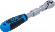 Spärrhandtag 1/4 m. Led, utdragbart, 210-250 mm