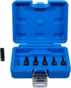 Specialhylssats för glödstiftselektroder – M8–M12, 1/4”, 6 delar