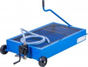 Spilloljeuppsamlingsvagn med pump, 55L