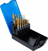 Spiralborr- & Gängtapp-sats – 14 delar HSS
