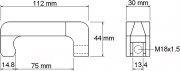 Spridardemonteringsgaffel 13 mm Injektorverktyg