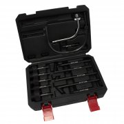 Tryckluft-oljesugare och påfyllare med 13 adaptrar