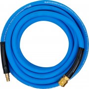 Tryckluftsslang 10 m Ø9,7 mm PVC med snabbkoppling
