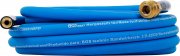 Tryckluftsslang 10 m Ø9,7 mm PVC med snabbkoppling
