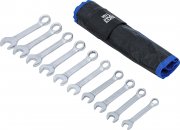 U-ringnyckel-sats extra kort, 10-19 mm, 10 delar