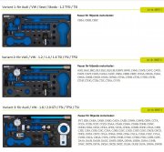 Varianter för motorinställningssats XX999117