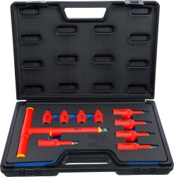 VDE-Bitssats Insex 4–10 mm, 3/8 & 1/2, 10 delar
