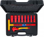 VDE-Hylsnyckelsats 1/2″ 10–24 mm – 11 delar