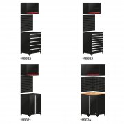 Verkstadsinredning 6 Moduler 4359 mm med Havea Bänkskivor