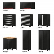 Verkstadsinredning 6 Moduler 4359 mm med Havea Bänkskivor