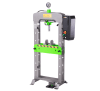 El-Hydraulisk Verkstadspress 20 ton – Rörlig Cylinder, Fotstyrd