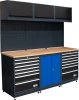 Verkstadsinredning 3 Moduler 1950 mm – Komplett Verkstadssystem med LED