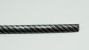 Dekorlist Carbon 12 mm Självhäftande 5 m Flexibel PVC