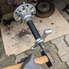 Avdragare med slagspindel, 98-140 mm bultcirkel