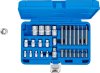Bits- och hylssats E-profil & Torx, 30 delar