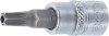 Bitshylsa Torx med hål T8–T50, 1/4