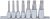 Bitshylssats, RIBE M6-M14, 3/8&1/2, 7 delar