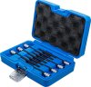 Bitshylssats, Torx m. kulhuvud T10-T40, 1/4, 7 delar