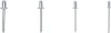 Nitsortiment aluminium 400 delar 2,4–4,8 mm