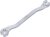 Bromsledningsnyckel 10x11 mm, 175 mm
