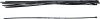 Buntband 8,0x700 mm, 10 st., svart