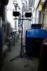 Duo-SMD-LED arbetslampa 2x70 W med stativ