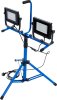 Duo-SMD-LED arbetslampa med stativ, 2x70 W