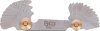 Gängmått 28 blad Whitworth BSP 4G–62G