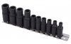Magnetisk gängtappshållare-sats 1/4 & 3/8 10-delar