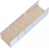 Geringslåda aluminium 245x65x55 mm