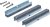 Honingsstenar 280K 75 mm för BGS1157, 3-pack