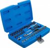 Hylsnyckelsats Gear Lock, 39 delar, 1/4