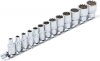 Hylssats 1/4, Gear-Lock, 4-14 mm, 13 delar